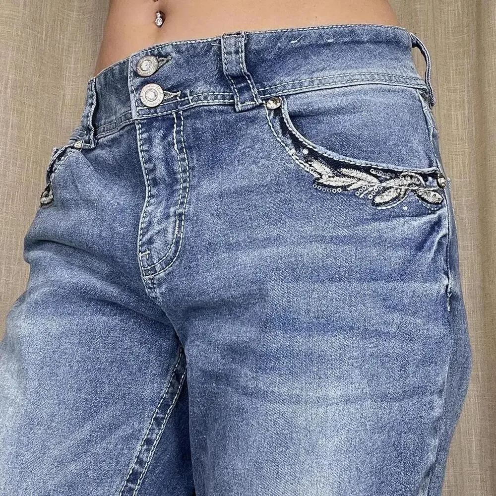 Y2K Embellished jeans - Picture 4 of 8